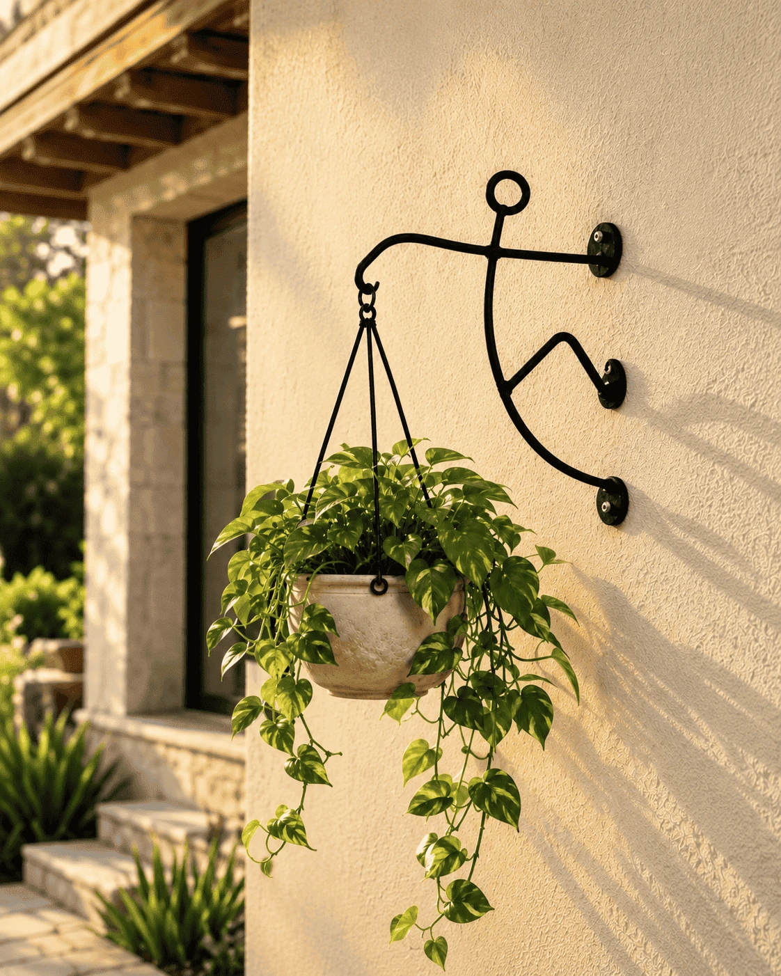 ColgArte Escalador — soporte decorativo para materas colgantes
